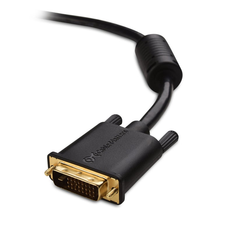 Cable Matters DVI Cable with Ferrites - 15ft, DVI Dual Link Cable - Image 3